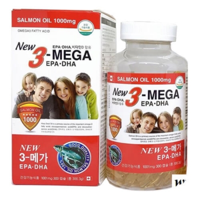 DẦU CÁ OMEGA NEW 3 - MEGA( HỘP 300 VIÊN)