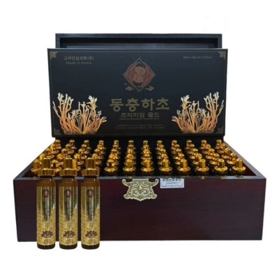 Đông Trùng Hạ Thảo hộp gỗ Bio 60 Ống * 20 ml Hàn Quốc 