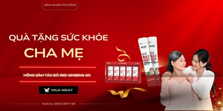 Gợi ý sản phẩm hồng sâm táo đỏ dễ uống, phù hợp cho cha mẹ